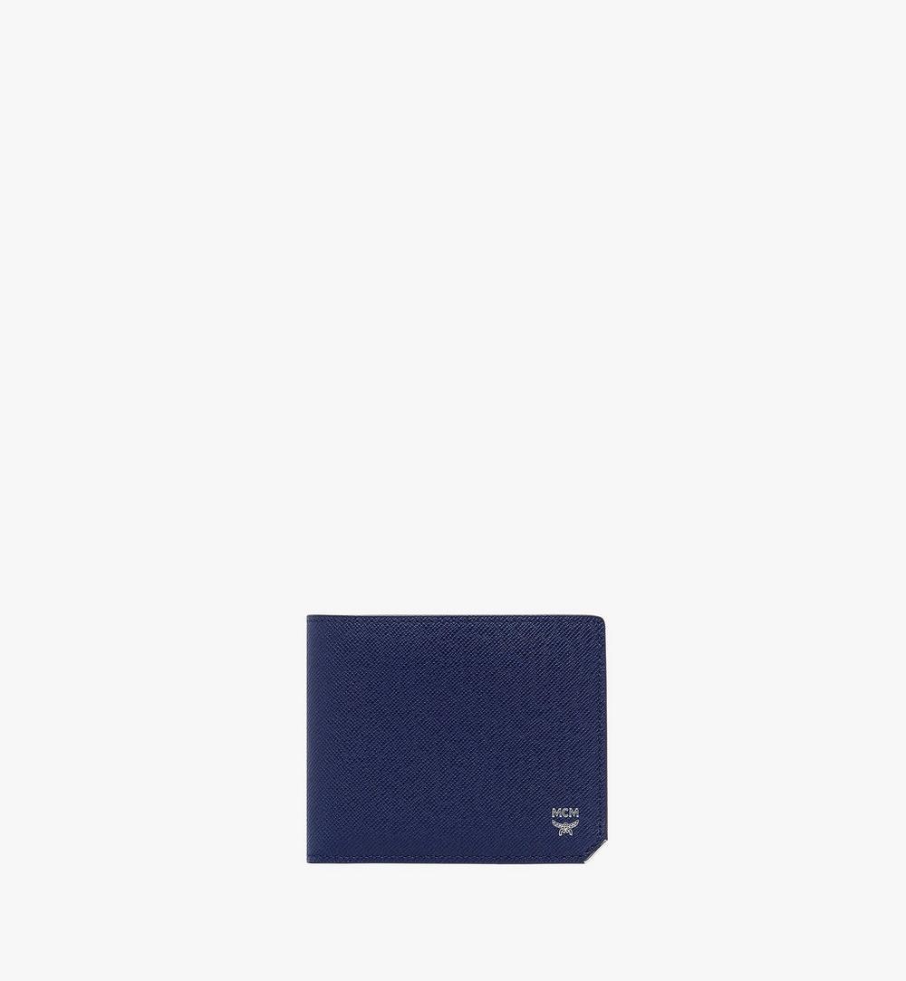 New Bric 壓紋皮革兩折式錢包附卡片夾 1